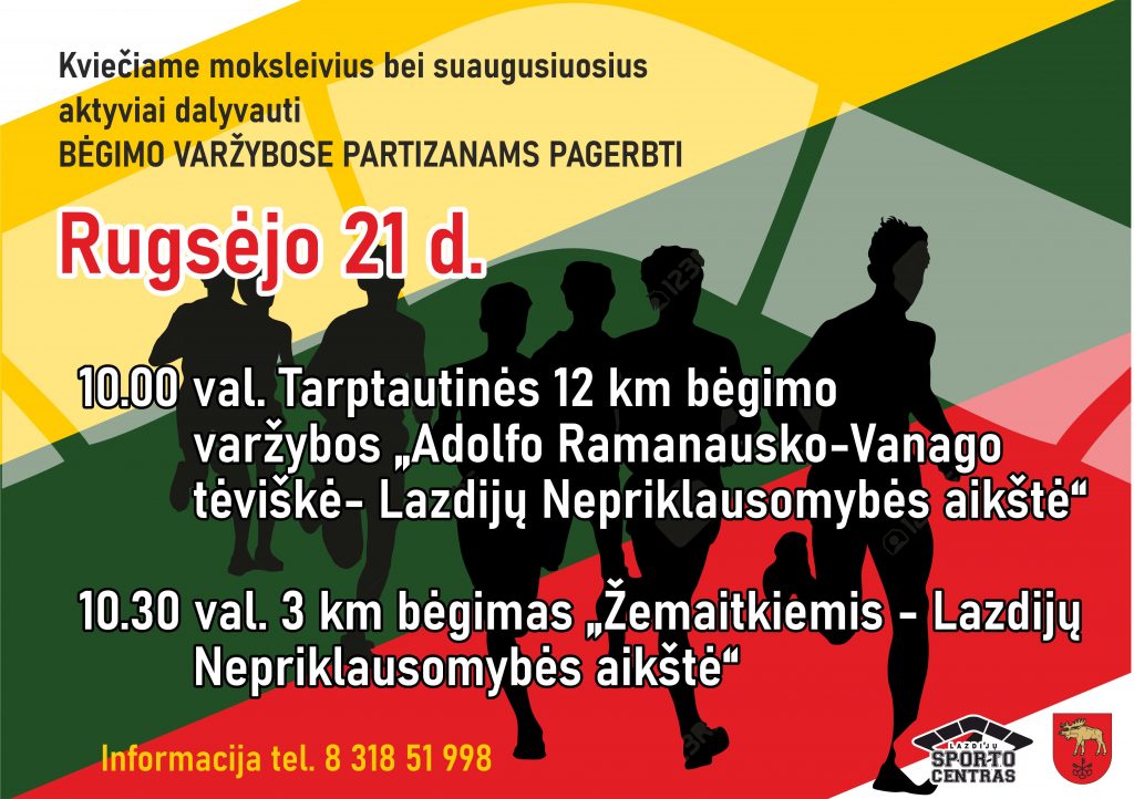 Read more about the article Kviečiame dalyvauti bėgimo varžybose!
