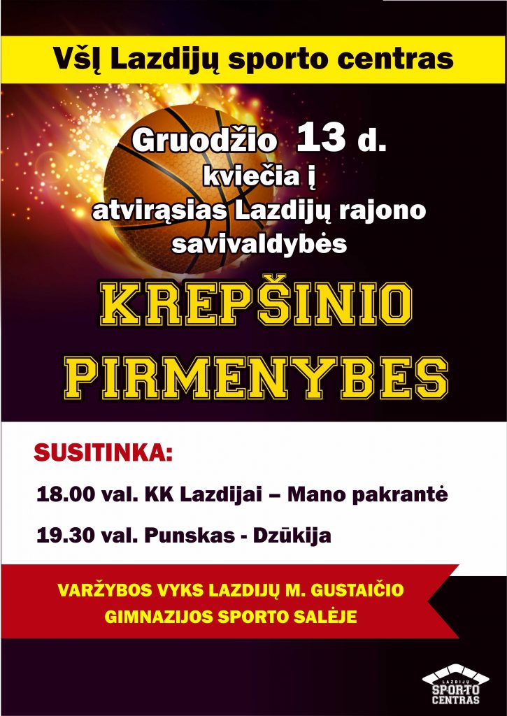 Read more about the article Krepšinio pirmenybės!