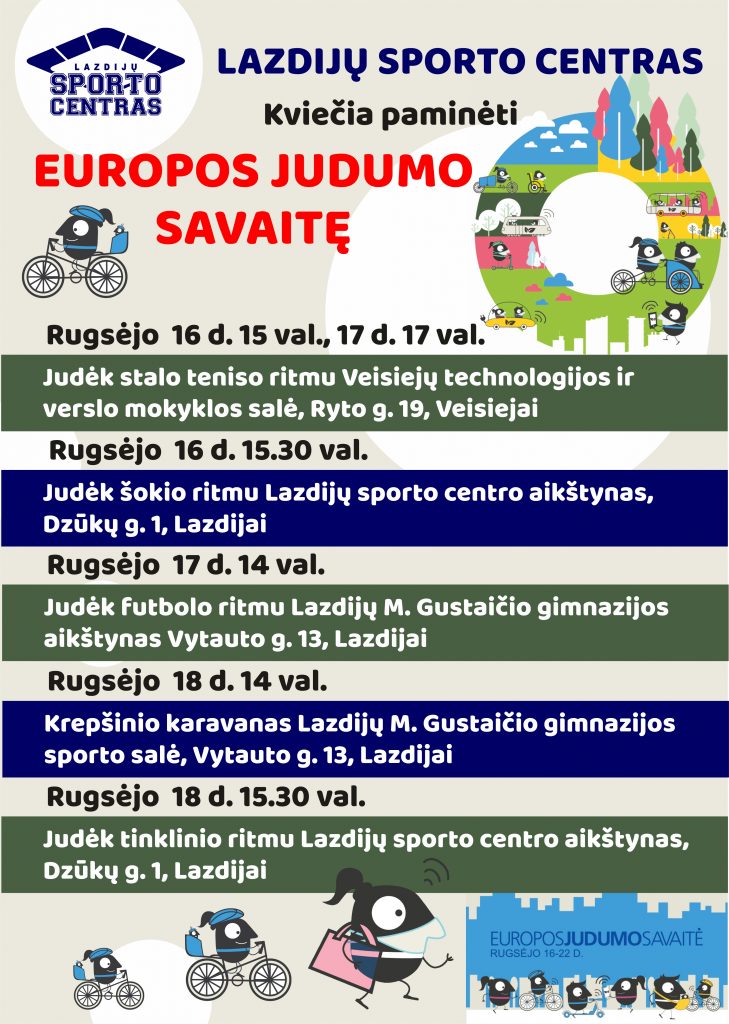 Read more about the article EUROPOS JUDUMO SAVAITĖ!