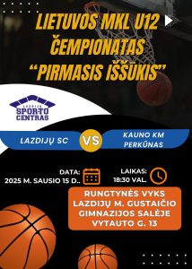 Read more about the article Lietuvos moksleivių krepšinio lyga U12 čempionatas „Pirmasis iššūkis”