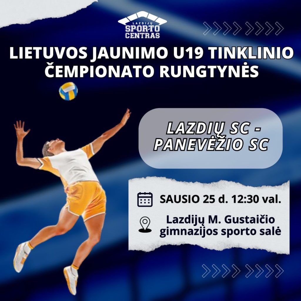 Read more about the article Lietuvos jaunimo U19 tinklinio čempionato rungtynės