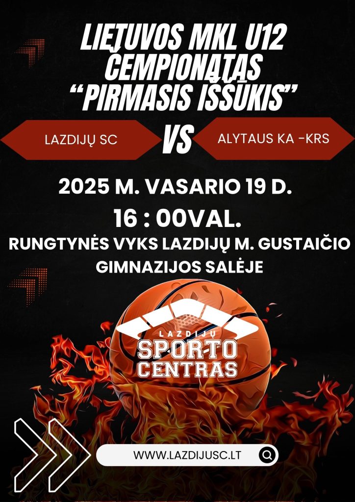 Read more about the article Lietuvos MKL U12 čempionatas „PIRMASIS IŠŠŪKIS”