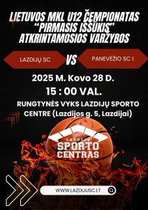 Read more about the article Lietuvos MKL U12 čempionatas „Pirmasis iššūkis”
