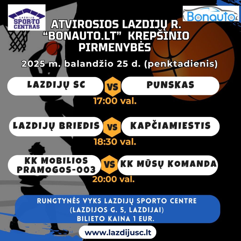 Read more about the article Atvirosios Lazdijų r. „Bonauto.lt” krepšinio pirmenybės