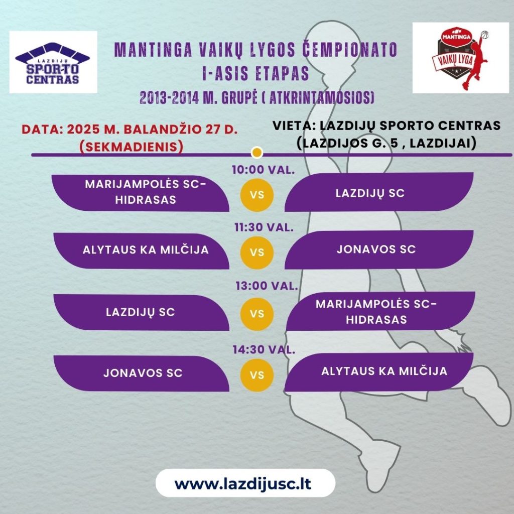 Read more about the article Mantinga vaikų lyga