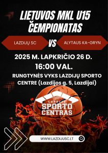 Read more about the article Lietuvos MKL U15 čempionatas