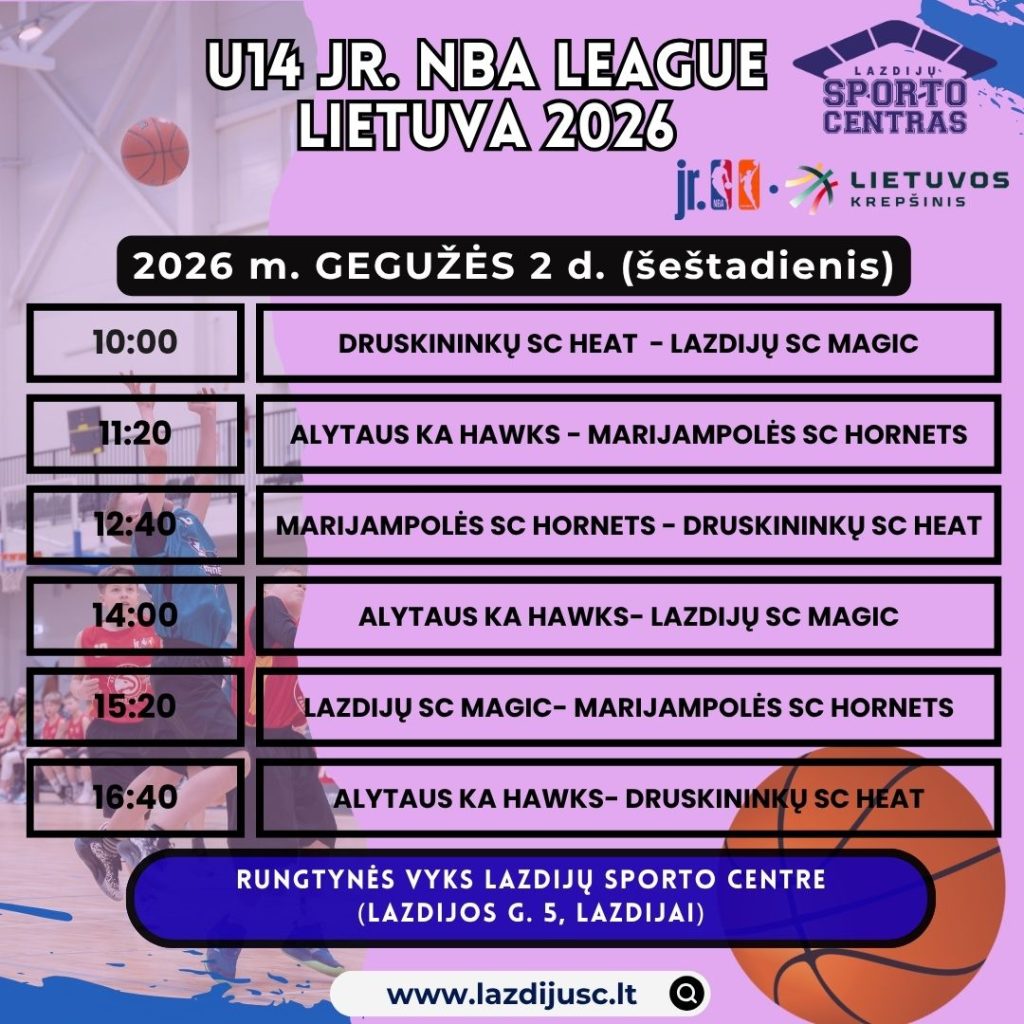 Read more about the article U14 JR. NBA LEAGULE LIETUVA – BERNIUKŲ TURNYRAS