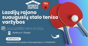Read more about the article Lazdijų rajono suaugusiųjų stalo teniso varžybos