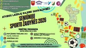 Read more about the article Atviros Lazdijų rajono savivaldybės seniūnijų sporto žaidynės 2026